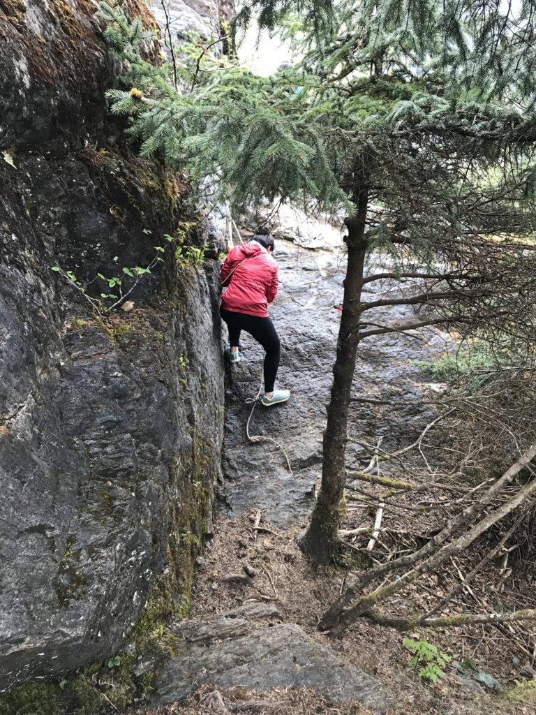 Rock Climbing on the trail