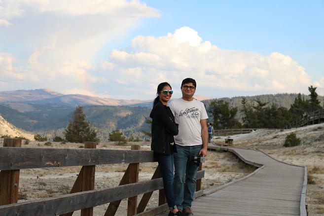 Boardwalks at Mammoth Hot Springs