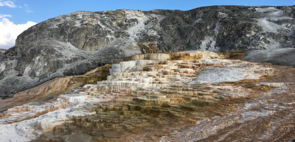 The Mammoth Hot Springs