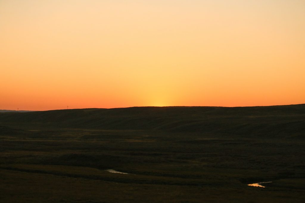 Sunset at Hayden Valley