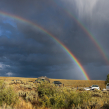 Double Rainbows from Schwabachers Landing Double Rainbow